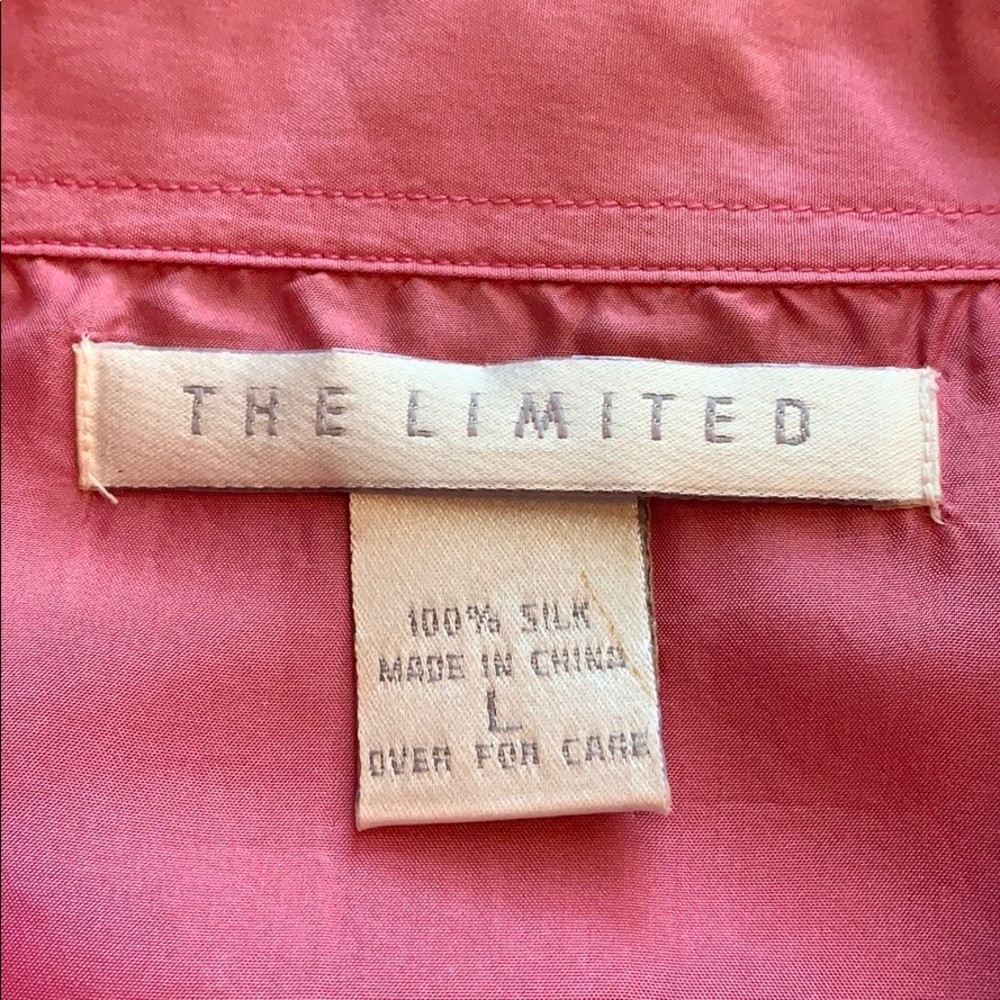 The Limited 100% Silk Button-Down Shirt For Women - Picture 6 of 8